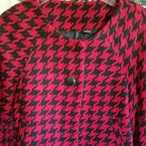 Houndstooth Cropped Jacket by New Direction